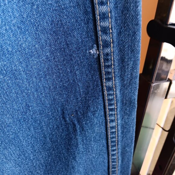 sz 9 25x32 Unionbay True Vintage High-Waist Buttonfly Indigo Denim Jeans 1970's - Picture 6 of 9